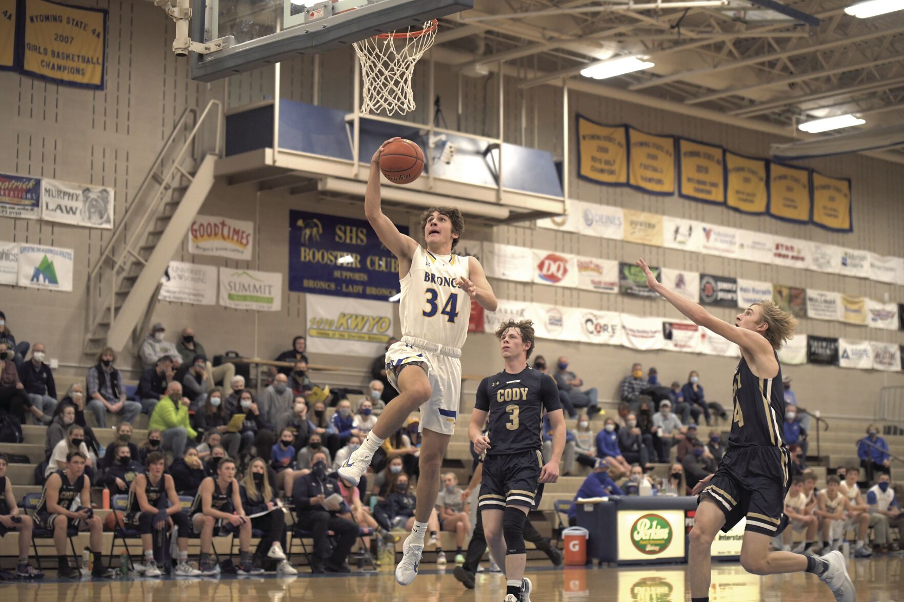7. The Sheridan Broncs basketball team return to the court to start the 2020-21 season in December after COVID-19 caused the cancellation of the 4A State Championship Tournament in March. The Broncs were the No. 2 East seed slated to play Evanston and, this season, started 3-0.